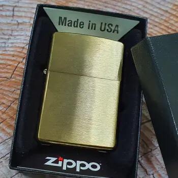ZIPPO Brushed Brass 204B запальничка