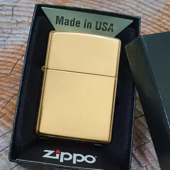 ZIPPO High Polish Brass 254B запальничка